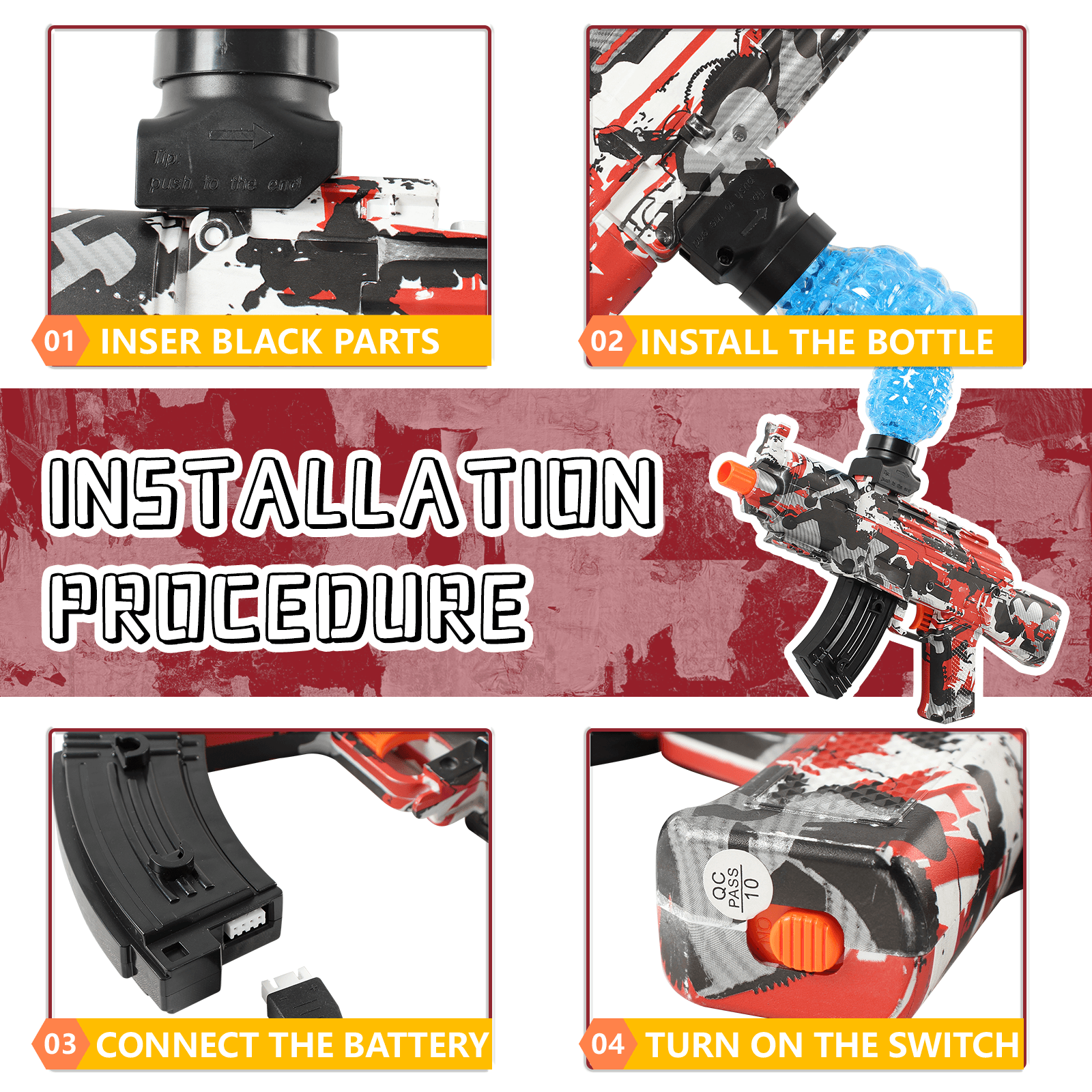 The AK-47 Gel Blaster Gun Toy