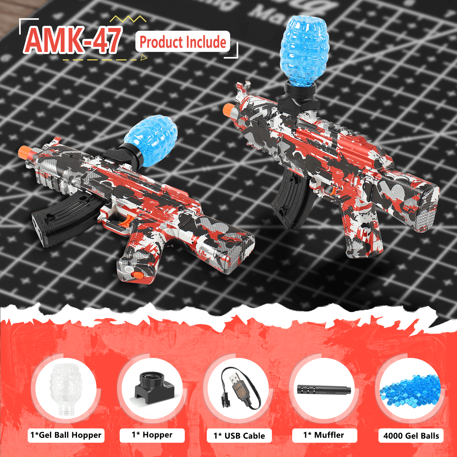 The AK-47 Gel Blaster Gun Toy