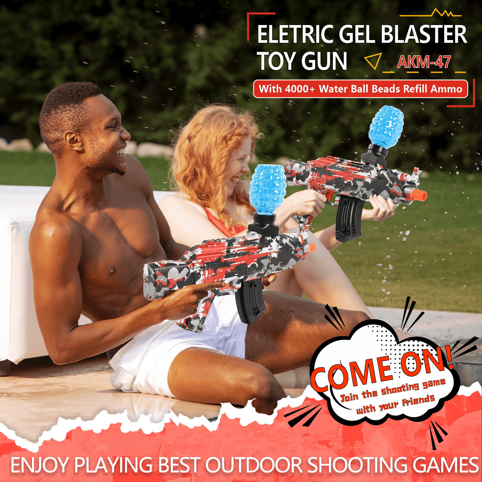 The AK-47 Gel Blaster Gun Toy